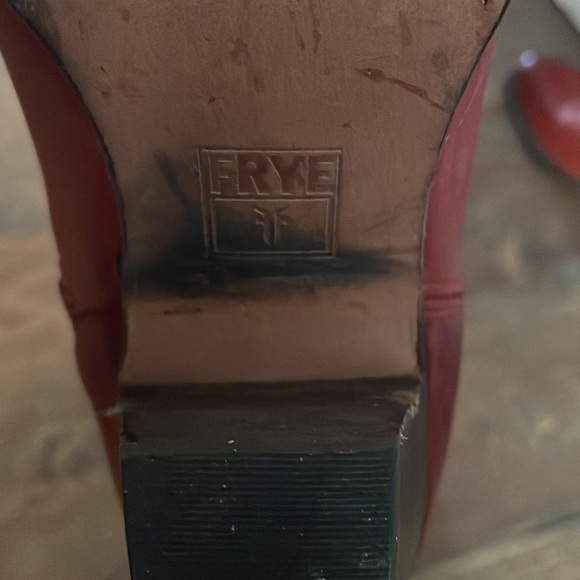 Burgundy OTK Frye Boots size 8.5 - Picture 5 of 6